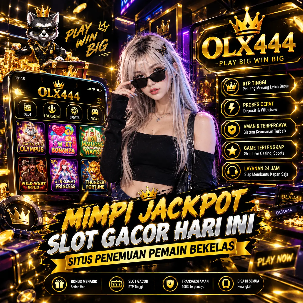 OLX444: Gabung Situs Game Online Gacor Dengan Akses VVIP Terbaru